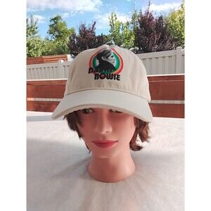David Bowie Strapback Adjustable Hat Cap Casual Men Women Beige